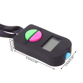 Aoowei Golf Sports Counter with Neck Lanyard Digital Hand Tally Counter Electronic Add/Subtract Manual Clicker