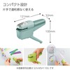 Kokuyo SLN-MSH110GB Stapler Stapler Handy, 10 Pieces, Blue Green