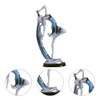 Dancing Girl Figurine Resin Table Decoration Ornament ,Blue,23x11cm