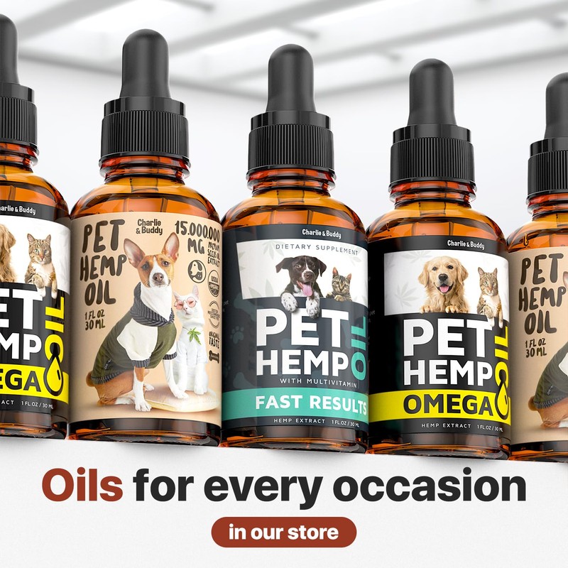 Charlie Buddy - Hеmp Oil for Dogs Cats - Hip