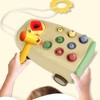 Bird Feeding Toy Toddler Funny Woodpecker Catching Worms Game Educational