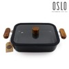 Oslo Ecoramic IH square hotpot pot 28cm / 오슬로 에코라믹