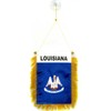 AZ Flag, Louisiana, 15 x 10 cm, State Louisiana Mini