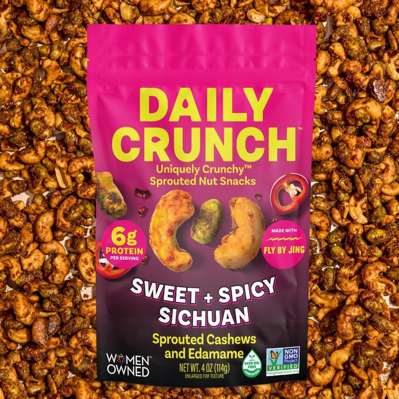 Daily Crunch Sprouted Cashews and Dehydrated nuts for a Unique