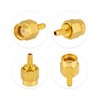POBADY 10PCS SMA Conectores SMA Macho Crimpado Connector para RG316