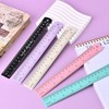 BAYTORY 7 Pcs Aluminum Rulers, Bulk Multicolor Ruler, 20cm &