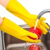 APXB 4/10 Pairs Rubber Gloves S/M/L Long Sleeve Household Washing