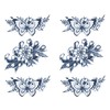 Jagua Tattoo Tattoo Stickers, 2 Weeks Disappearing Henna Tattoos Real