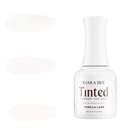 Kiara Sky Tinted Rubber Top Coat Vanilla Lace