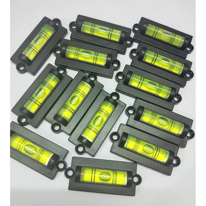 SIZIKJXGHWYI 4Pcs RV Standard Levels with Screw, RV Levelers Leveling