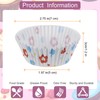HARFINGTON 100 Count Cupcake Liners Flower Cupcake Cups Standard Size