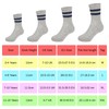 Auranso Kids Socks 9 Pairs Girls White Sports Mid-calf Crew