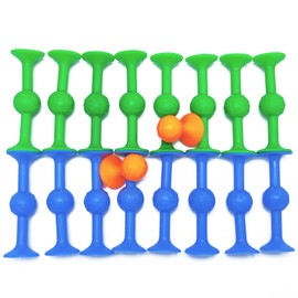 18pcs of Suction Cup Darts, A Set of Games with Strong Suction Power, Made of Silicone Material. Suitable for Board Games, Family Games, and Perfect for Enjoying with Friends and Family