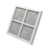 HQRP 4-pack Air Filters Compatible with Kenmore Elite Refrigerators 04609918000/469918