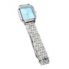 Women Quartz Watch Alloy Steel Strap Stylish Waterproof Ladies Square