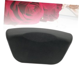 Gatuida Bathtub Pillow Bath Accessories Bath Pillows for Tub Pu Bath Cushion Spa Bath Pillow Bath Tub Pillows for Head and Neck Non-Slip Suction Pillow Relaxing Pillow Bathing Pillow Black