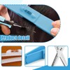 2-Piece Hair Tips Cutting Aid Stencil Pony Cutting Aid Haircut