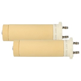 vhbw 2 x heating element replacement for Leister 103.596 for heat welding gun - ceramic heating core, 3 x 10.3 cm