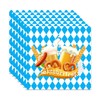 40pcs Oktoberfest Paper Napkins German Oktoberfest Party Napkins 6.5x6.5 Inch