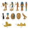 Ancient Egypt Egyptian God 12pcs Statue, Miniature Egyptian and Goddesses