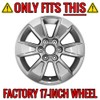 Auto Reflections Set of 4 17" 6 Spoke Wheel Skins