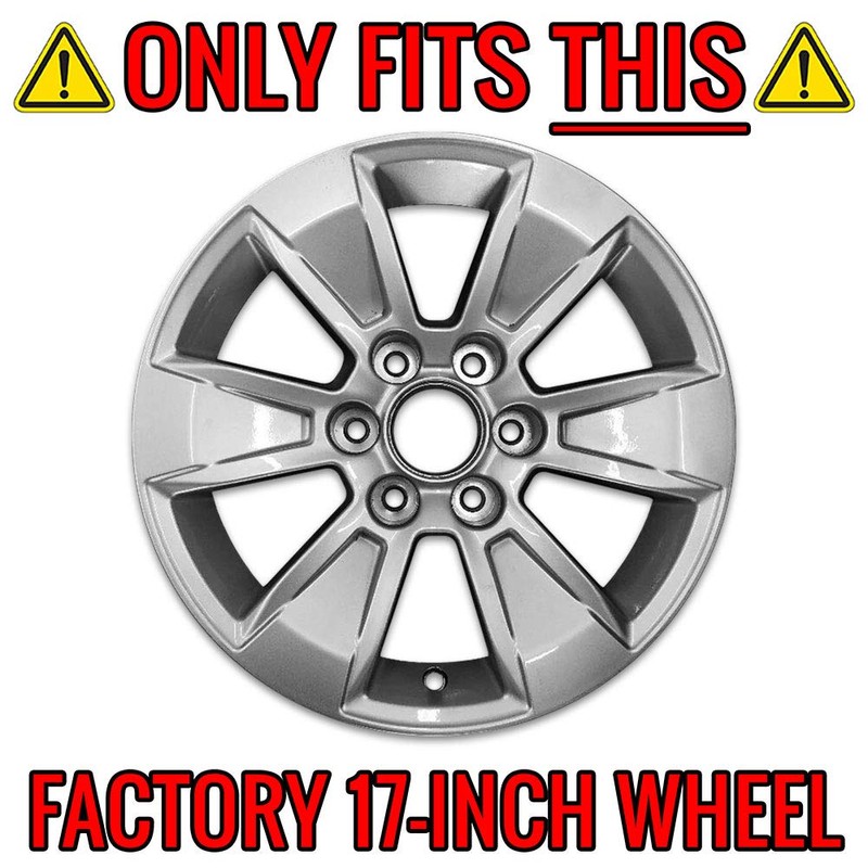 Auto Reflections Set of 4 17" 6 Spoke Wheel Skins