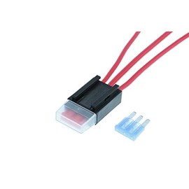 Optifuse 3 Terminal Micro3-ATL, Max 20 Amps, Black, 22 AWG, Copper, Micro USB