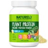 NATURELO Plant Protein Powder, Vanilla, 22g Protein - Non-GMO, Vegan,