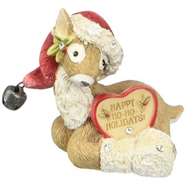 Heart of Christmas HRTCH Reindeer with Santa Hat Figurine