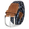 Indicode Unisex different belt, 40 mm wide, metal belt buckle