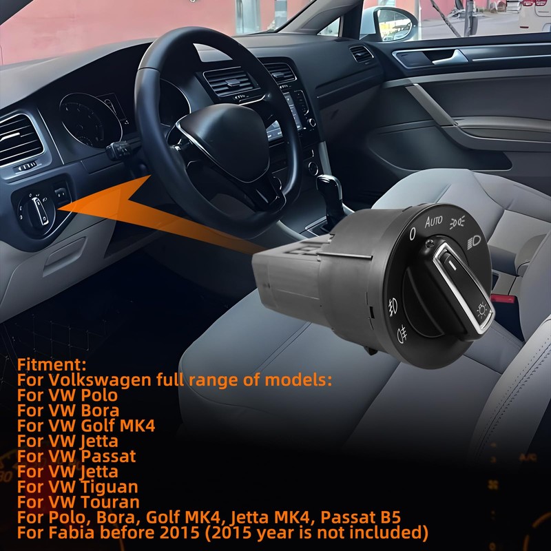 Automatic Headlight Switch, Light Sensor Module Headlight Button Module with