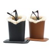 Siveit Eyeglass Holders, PU Leather Eyeglass Holder Stands with Soft