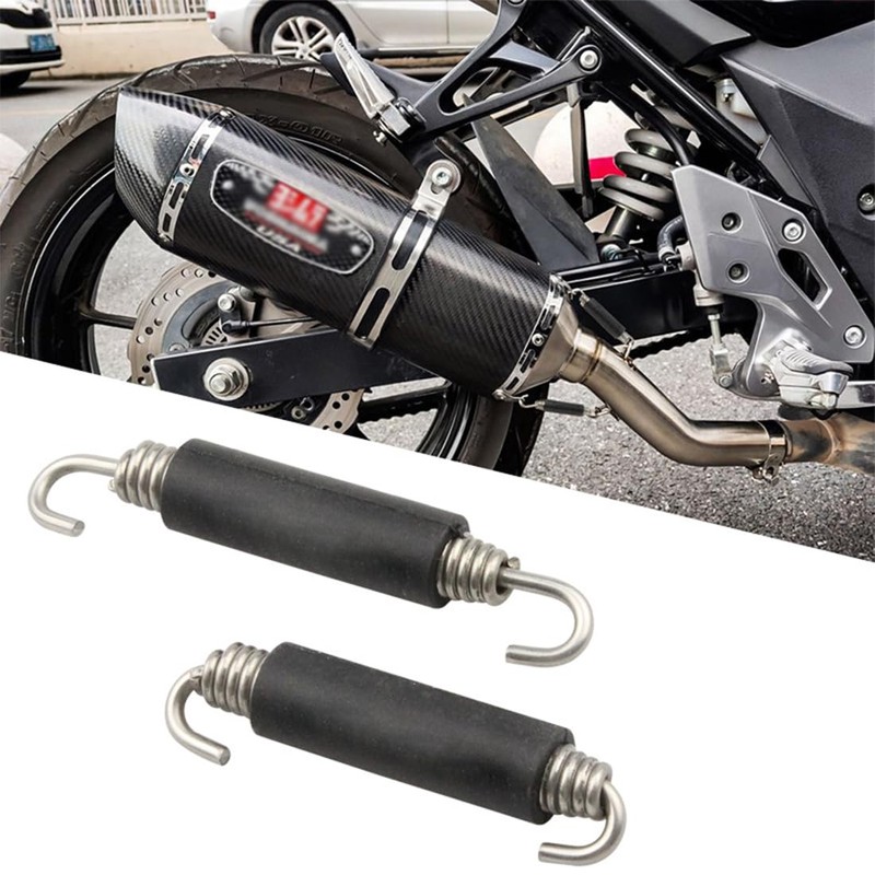 DDKY Pack of 4 Exhaust Motorcycle Exhaust Expansion Springs Hooks,