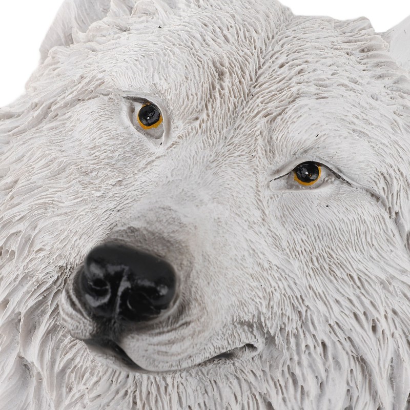 3D Simulation Animal Head Statues Wall Decor Resin Unique Exquisite