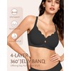 Gailife Bras for Women No Underwire Jelly Bras Wave Wireless