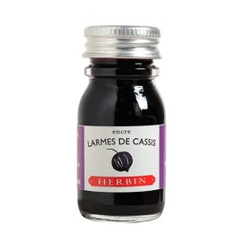 J. Herbin Fountain Pen Ink - 10 ml Bottled - Larmes de Cassis