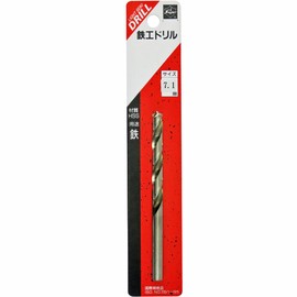 Light Seiki Super Ironwork Drill, 1 Pack, 0.3 inches (7.1 mm) (Metal/Metal)