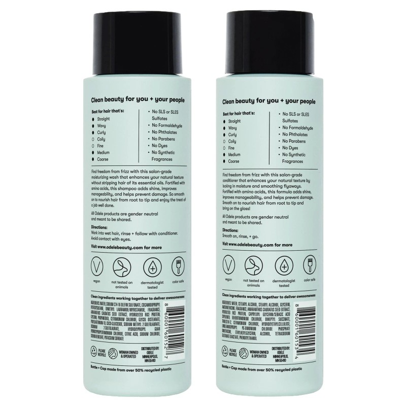 Odele Smoothing Shampoo and Conditioner 13 Fl Oz Pack of