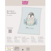 Herding Penguin Microfibre Fleece Blanket, 75 x 100 cm, 100%