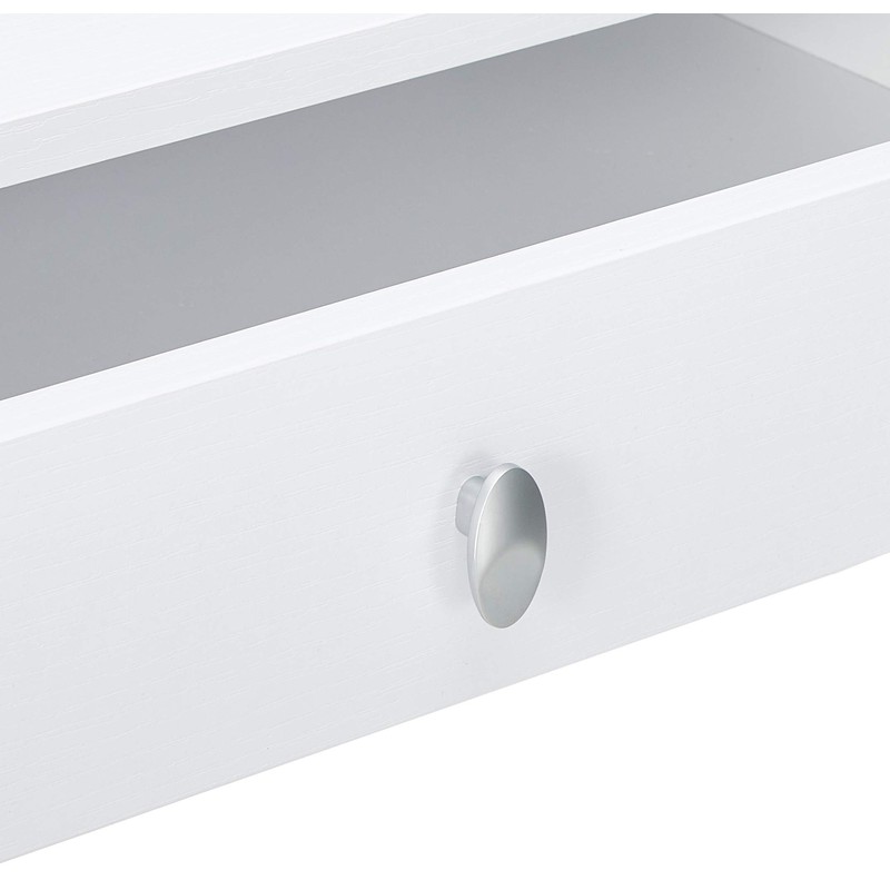 Convenience Concepts Newport Desk with Drawer, White
