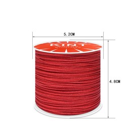 Blausky 0.8 mm x 45 m Nylon Cord, Nylon Bead Cord, Macrame Cord, Bead Threads, Nylon Thread, Craft Cord for Braided Braided Cords, Bands for DIY Jewellery Making, Bracelets, Dark Purple