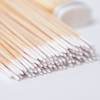 Soft Pure Cotton Pointed Cotton Swabs (100-Count Set) for Makeup Touch-ups, Earbud Cleaning & More 100 Pcs 2 Sets 18ea