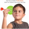 POFET 6PCS Soft Tip Darts Fit Safety Dartboard only 3