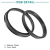 ACROPIX 78.1mm to 87.1mm Universal Hub Centric Rings Black -