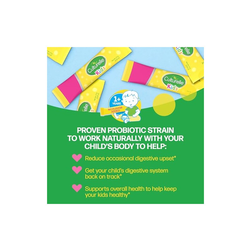Culturelle Probiotics for Kids Packets, 30 Count
