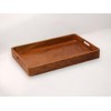 Vesta Homes Acacia Wood Serving Tray for Home/Kitchen/Restaurant/Office Organizer/Dining Table
