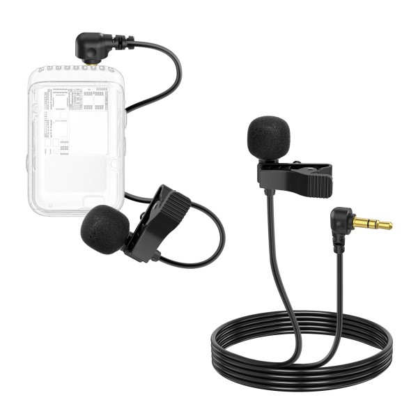 NEEWER LM5D Mini Lav Mic (2-Pack) w/3.5mm for DJI/Rode/CM28
