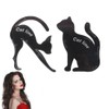 2pcs Cat Eyeliner Template Premium Pvc Material Smoky Eyes Makeup