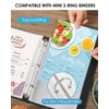 KTRIO Heavyweight Sheet Protectors 5.5 x 8.5 inch, Clear Page