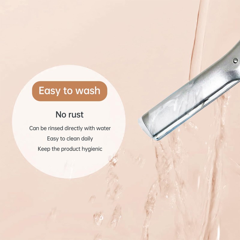WDVFETGBGHHDSCFRCE Compatible with Tweezerman facial razor refills, (Pack of 30).